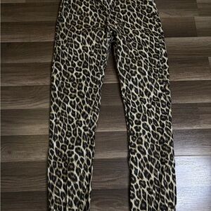 Victorious Women's Animal Print Pants Cotton Spandex